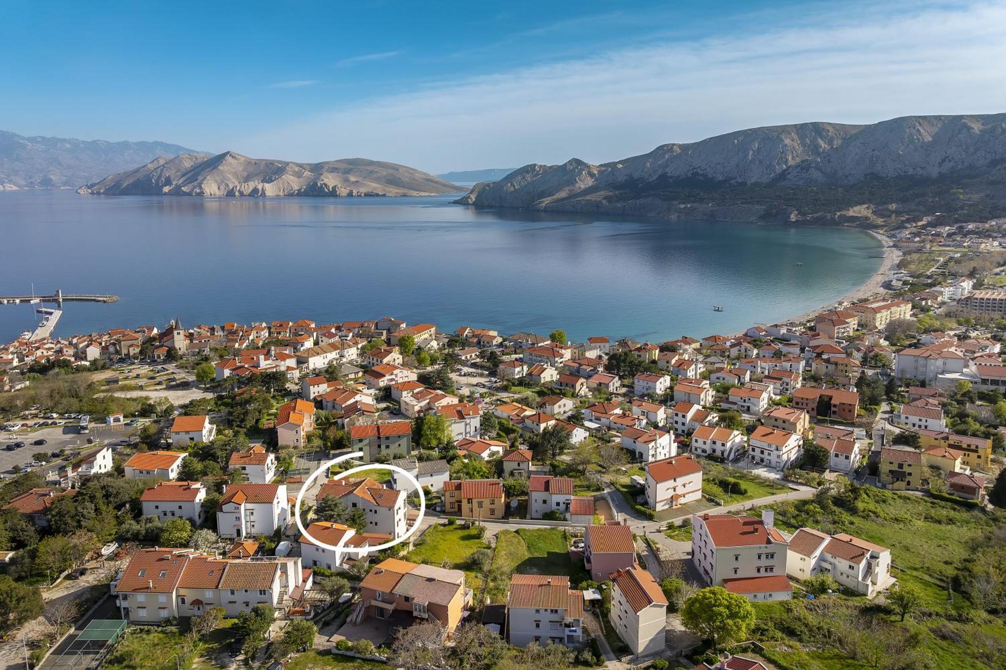 Apartments Vladan With Terrace Baška Eksteriør billede